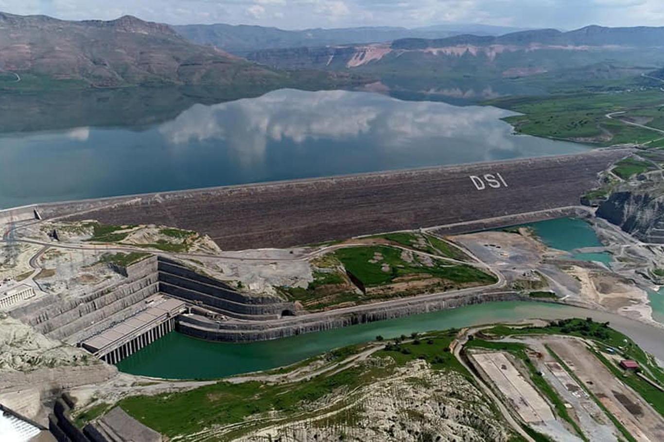 Ilısu Barajı'nda su seviyesi 119 metreye ulaştı Ilısu Barajı'nda su seviyesi 119 metreye ulaştı